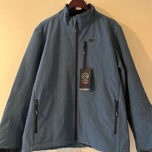Large Blue ATG x Wrangler Softshell Jacket